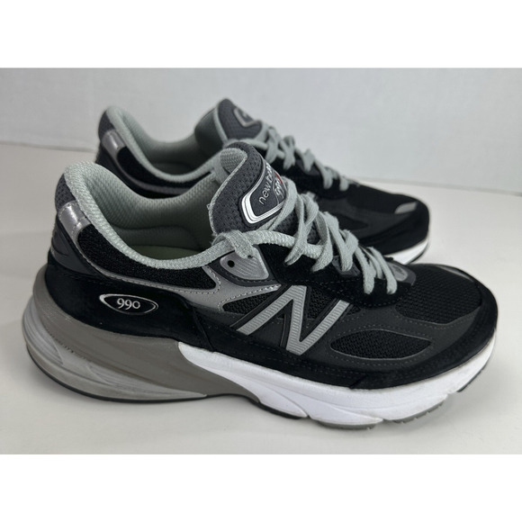 New Balance 990V6 Black Suede Shoes W990BK6 Sneakers Women’s Size 9 B USA Made - Picture 7 of 16